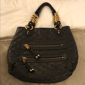 Marc Jacobs Quilted Authentic Black Leather Bag